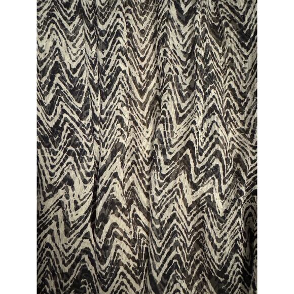 ISABEL MARANT Pleated Georgette Silk Marcia Blouse Black/white  FR 34/ US 2 $780 - Picture 2 of 8